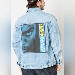 Licensed Ice Cube Jeans denim Trucker Jacket unisex SMALL EUC